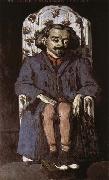 Paul Cezanne Portrait of Achille Emperaire oil painting reproduction